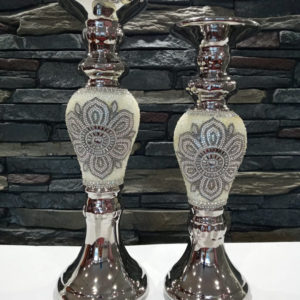 SETX2 CANDELABROS 34 Y 30 CM 2