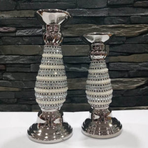 SETX2 CANDELABROS 30CM Y 34 CM MONTEFIORI